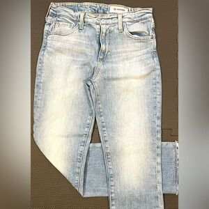AG Adriano Goldschmied Faded Blue Denim Jeans
